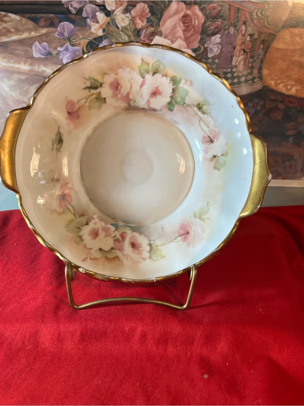 Oscar & Edgar Gutherz pre WW1 Royal Austria hand painted 1899-1918 bowl